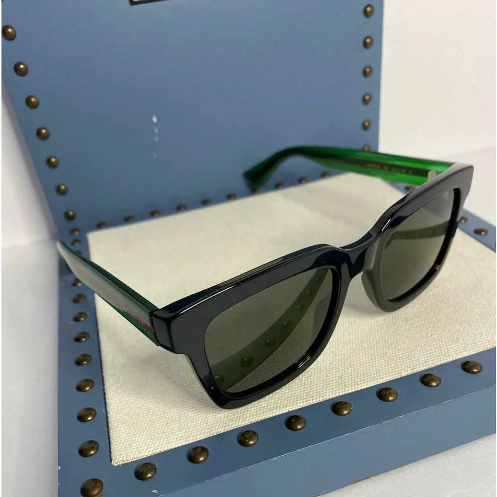 New - GUCCI MEN'S GG0057SKN 56MM SUNGLASSES